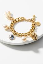Venessa Arizaga Golden Fruit Charm Bracelet
