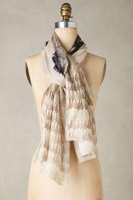 Maliparmi Summer Rain Silk Scarf