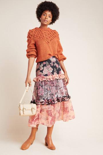 Denovo Matilda Tiered Maxi Skirt