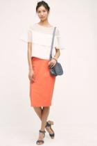 Raoul Lace-up Pencil Skirt