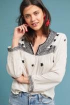 Matta Star Embroidered Peasant Top