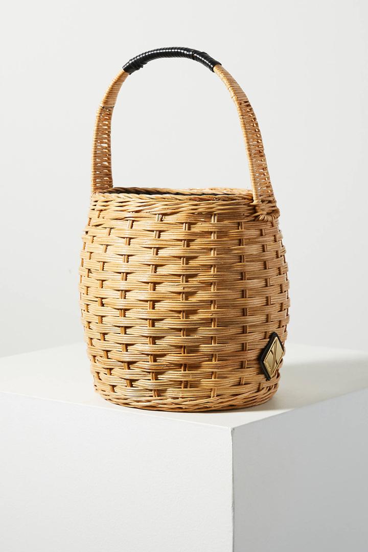 Aranaz Marrais Woven Bucket Bag
