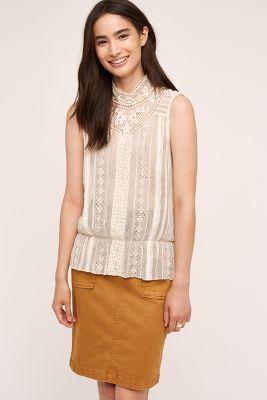 Tiny Rosewood Lace Blouse