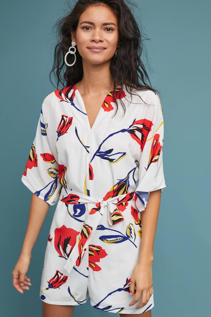 Corey Lynn Calter Floral Romper