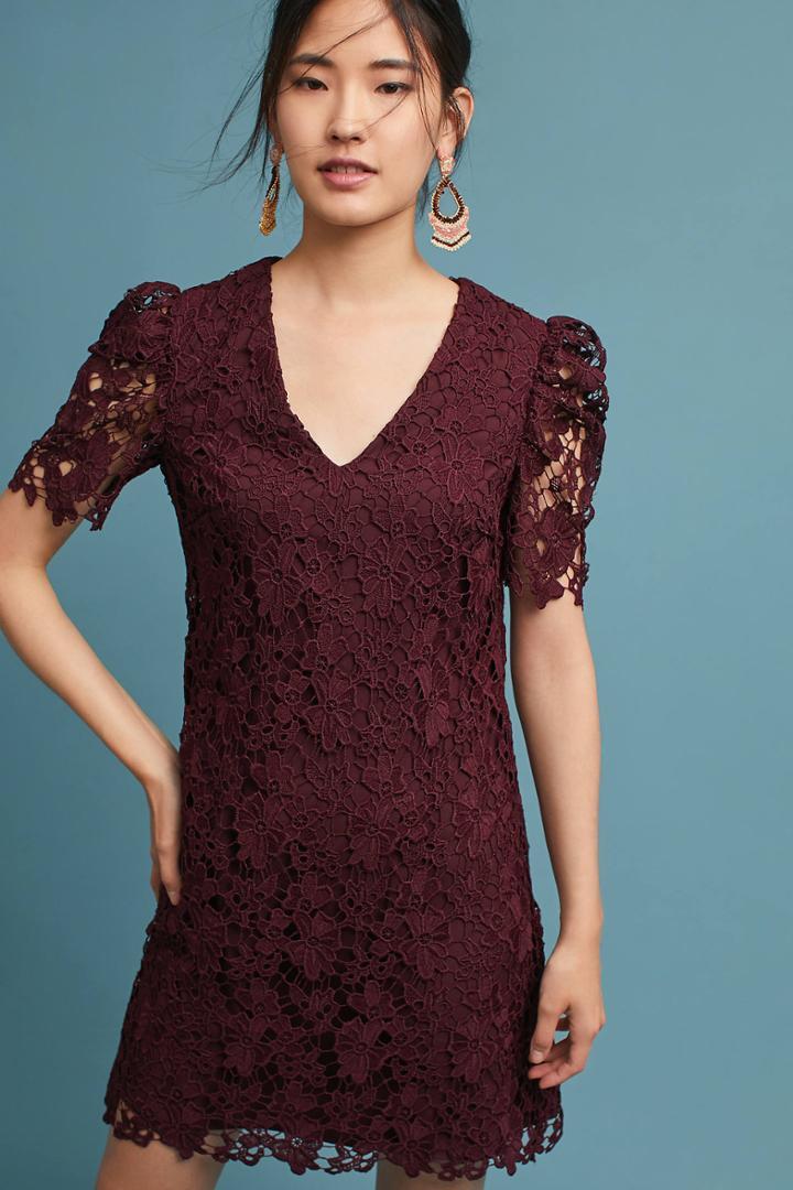 Donna Morgan Edith Lace Tunic Dress