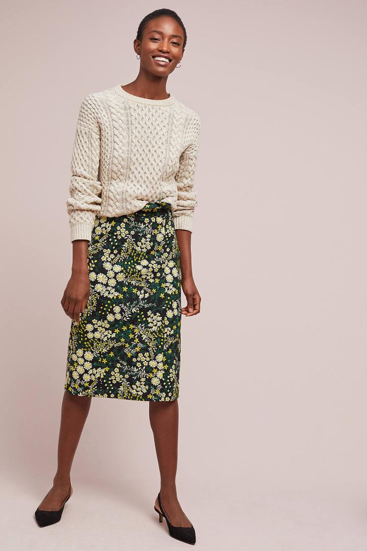 Current Air Daisy Pencil Skirt