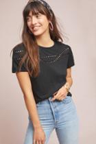 Dolan Left Coast Crochet Linen Top