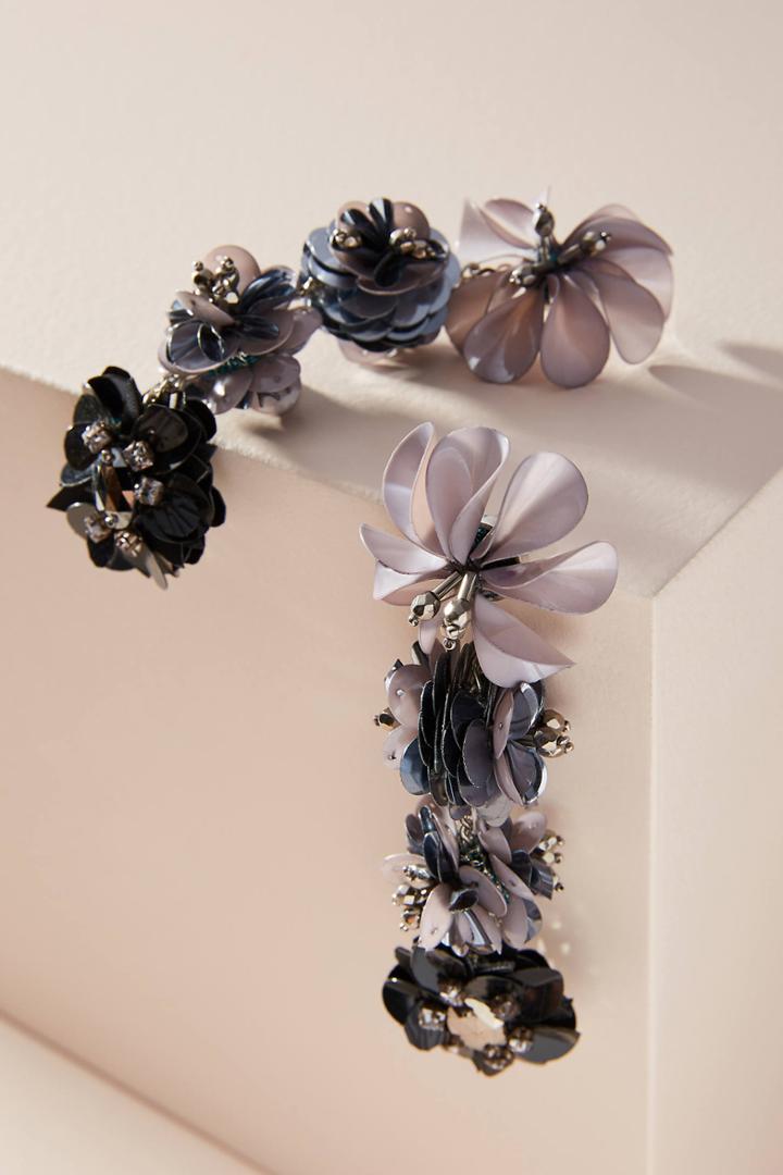 Mignonne Gavigan Karolina Midnight Flowers Drop Earrings