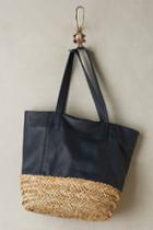 Ann Kurz Aviva Raffia Tote Bag