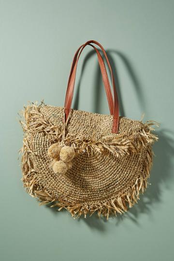Beachgold Palm Springs Foldover Circle Tote