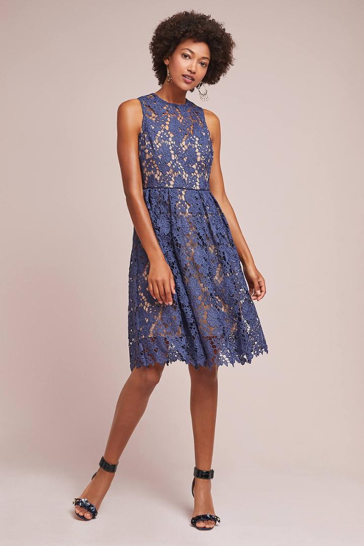 Donna Morgan High-neck Lace Dress