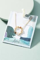 Anthropologie Birthstone Infinity Necklace