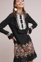 Anna Sui Daisy Embroidered Blouse