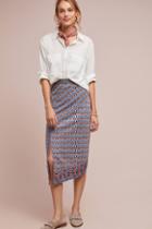 Akemi + Kin Striped Splendor Pencil Skirt