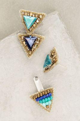 Suzanna Dai Delta Jacket Earrings