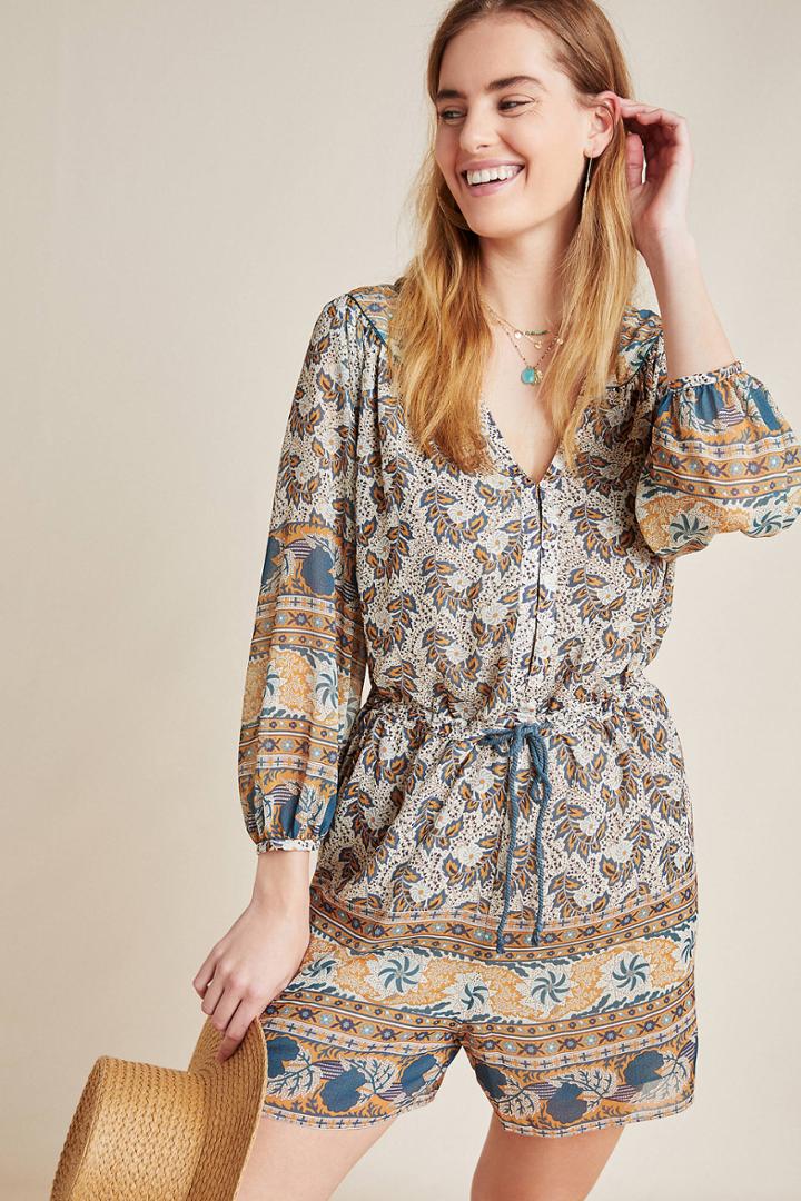 Tiny Poppy Romper