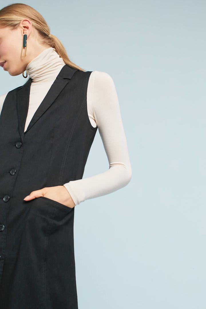 Cartonnier Linen Maxi Vest