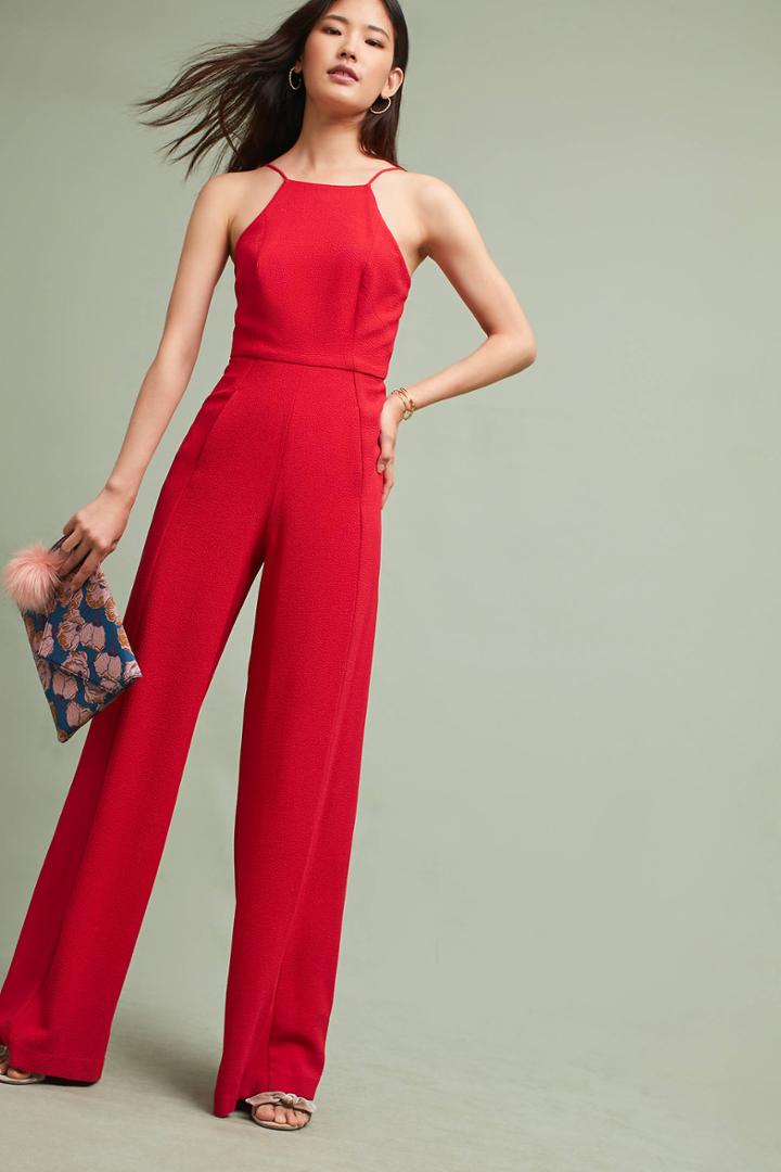 Black Halo Artemis Wide-leg Jumpsuit