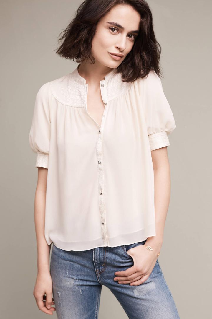 Moulinette Soeurs Colline Bibbed Buttondown