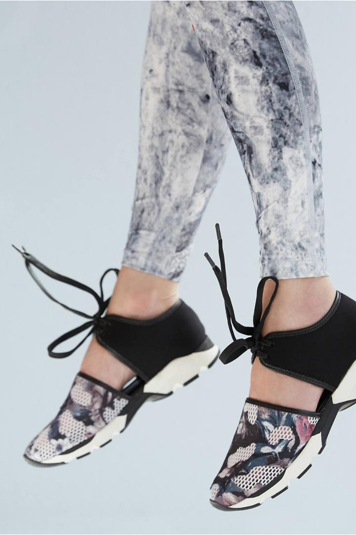 All Black Mesh Sneakers