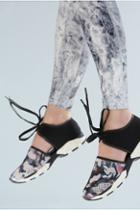 All Black Mesh Sneakers