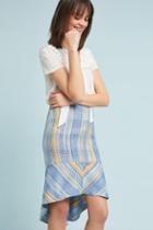 Samantha Dru Flounced Tweed Skirt