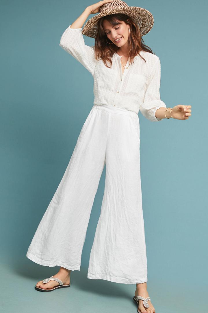 Cp Shades Casey Linen Wide-leg Pants