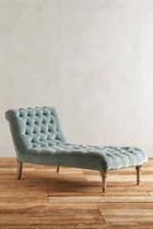 Anthropologie Velvet Orianna Chaise