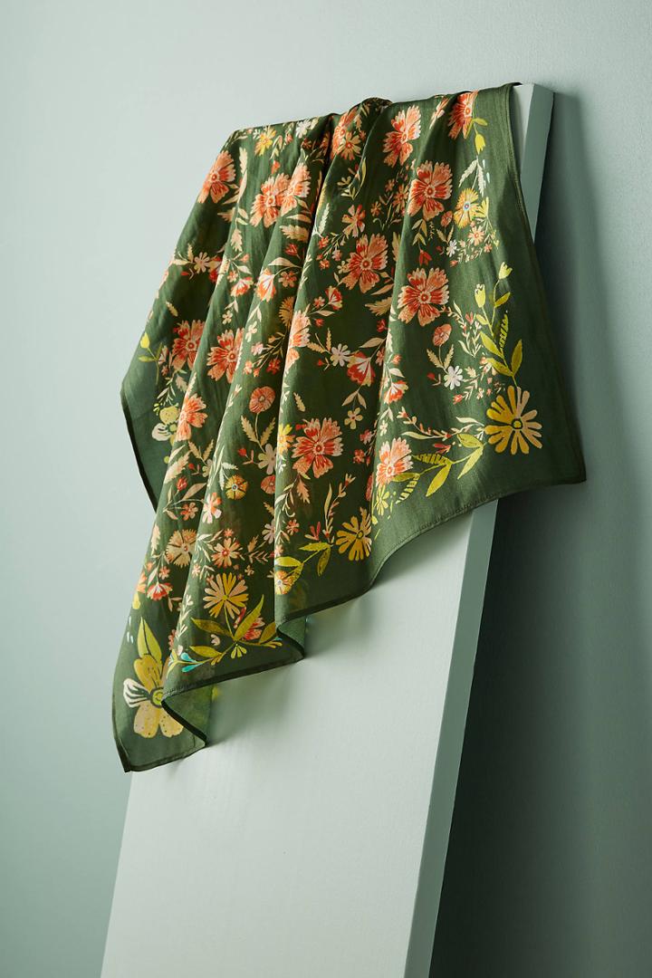Anthropologie Buttercup Silk Bandana