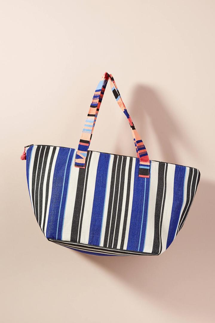 Mercado Global Billie Striped Tote Bag