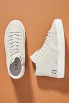D.a.t.e. Silver High-top Sneakers