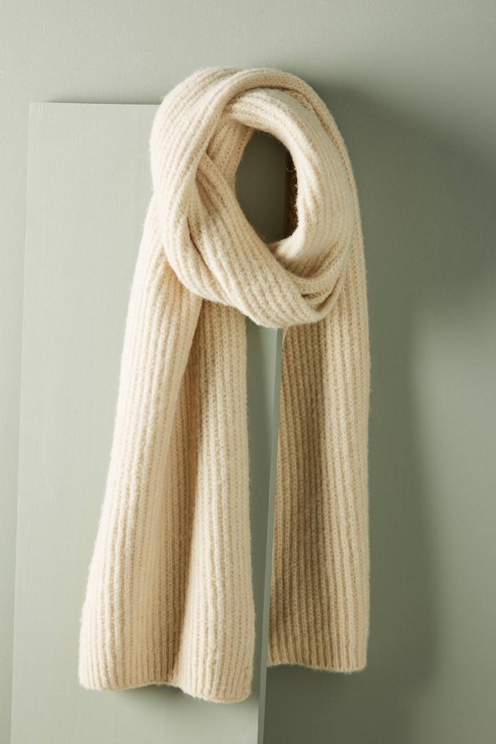Anthropologie Winnie Ribbed Scarf