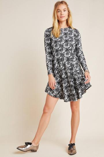 Hutch Jeanie Embroidered Plaid Tunic