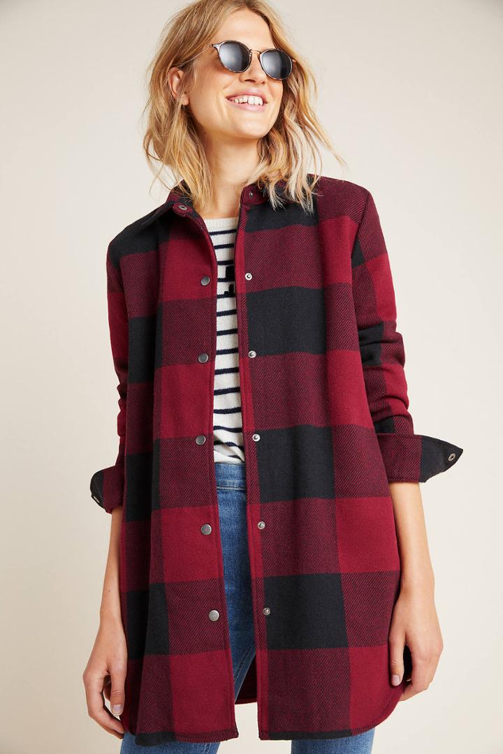 Bb Dakota Eldridge Plaid Shirt Jacket
