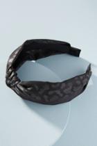 Anthropologie Leopard-printed Knotted Headband