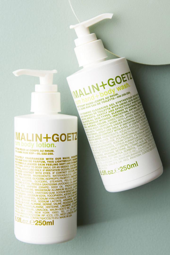 Malin + Goetz Rum Wash + Lotion Set