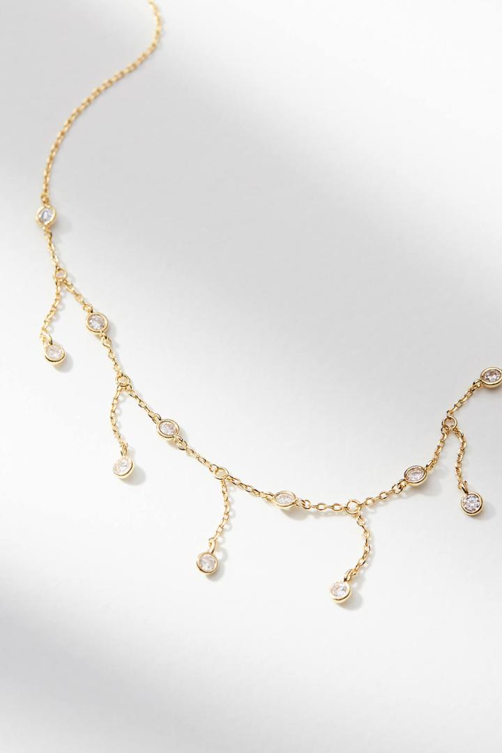 Anthropologie Dew Drop Choker Necklace