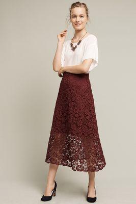 Hd In Paris Laced Artifact Midi Skirt