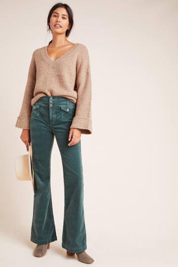 Pilcro And The Letterpress Pilcro High-rise Bootcut Corduroy Pants
