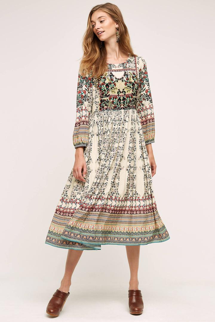 Bhanuni Far Fields Midi Dress