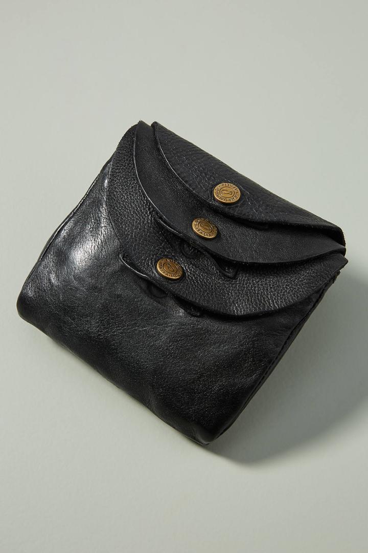 Campomaggi Three-snap Mini Wallet