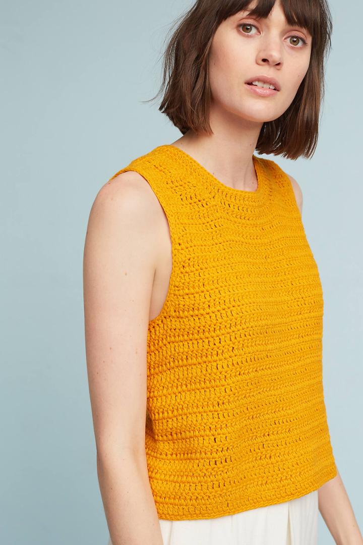 Moth Cropped Knit Tank