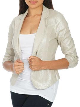 Lurex Linen Blazer