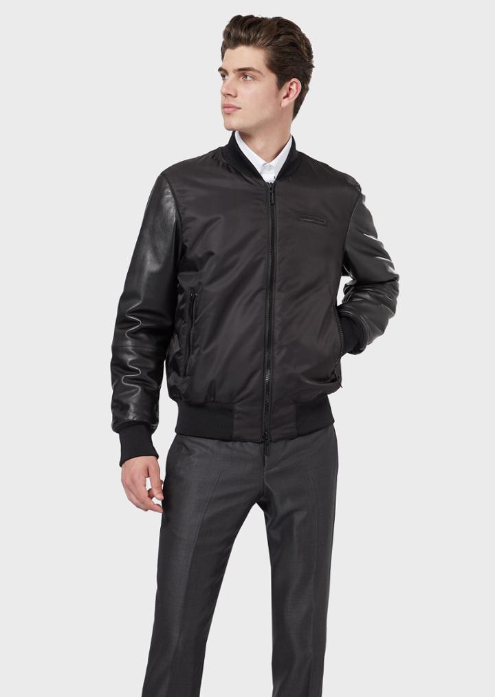 Emporio Armani Leather Jackets - Item 59141950