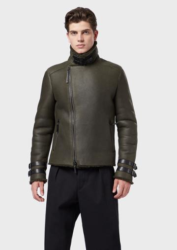 Emporio Armani Leather Jackets - Item 59141928