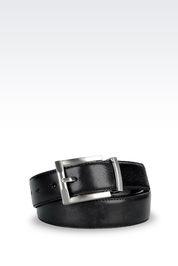 Armani Jeans Leather Belt - Item 46332353