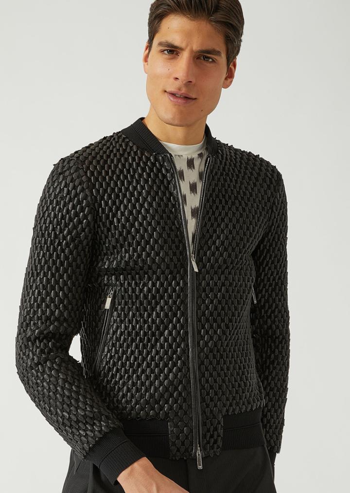 Emporio Armani Leather Jackets - Item 59141714