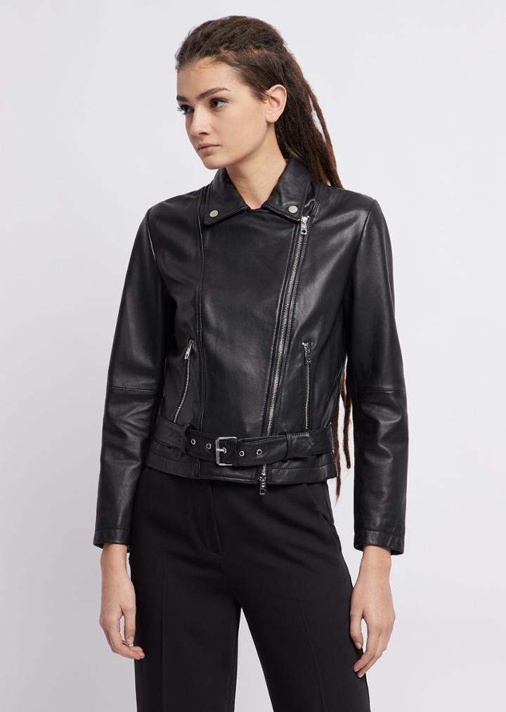 Emporio Armani Leather Jackets - Item 59141849
