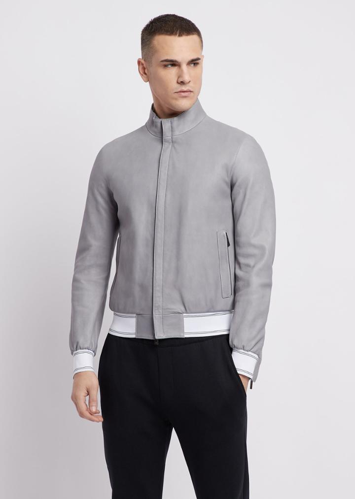 Emporio Armani Leather Jackets - Item 59141853