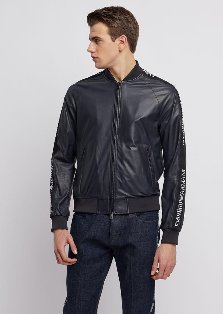 Emporio Armani Leather Jackets - Item 59141904